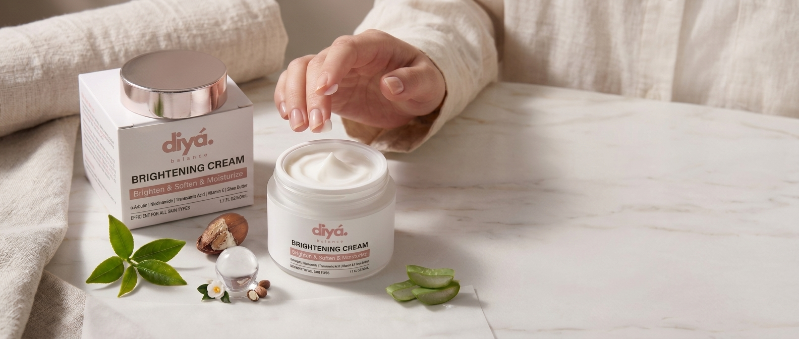 Diya Balance Brightening Cream for intimate areas and hyperpigmentation
